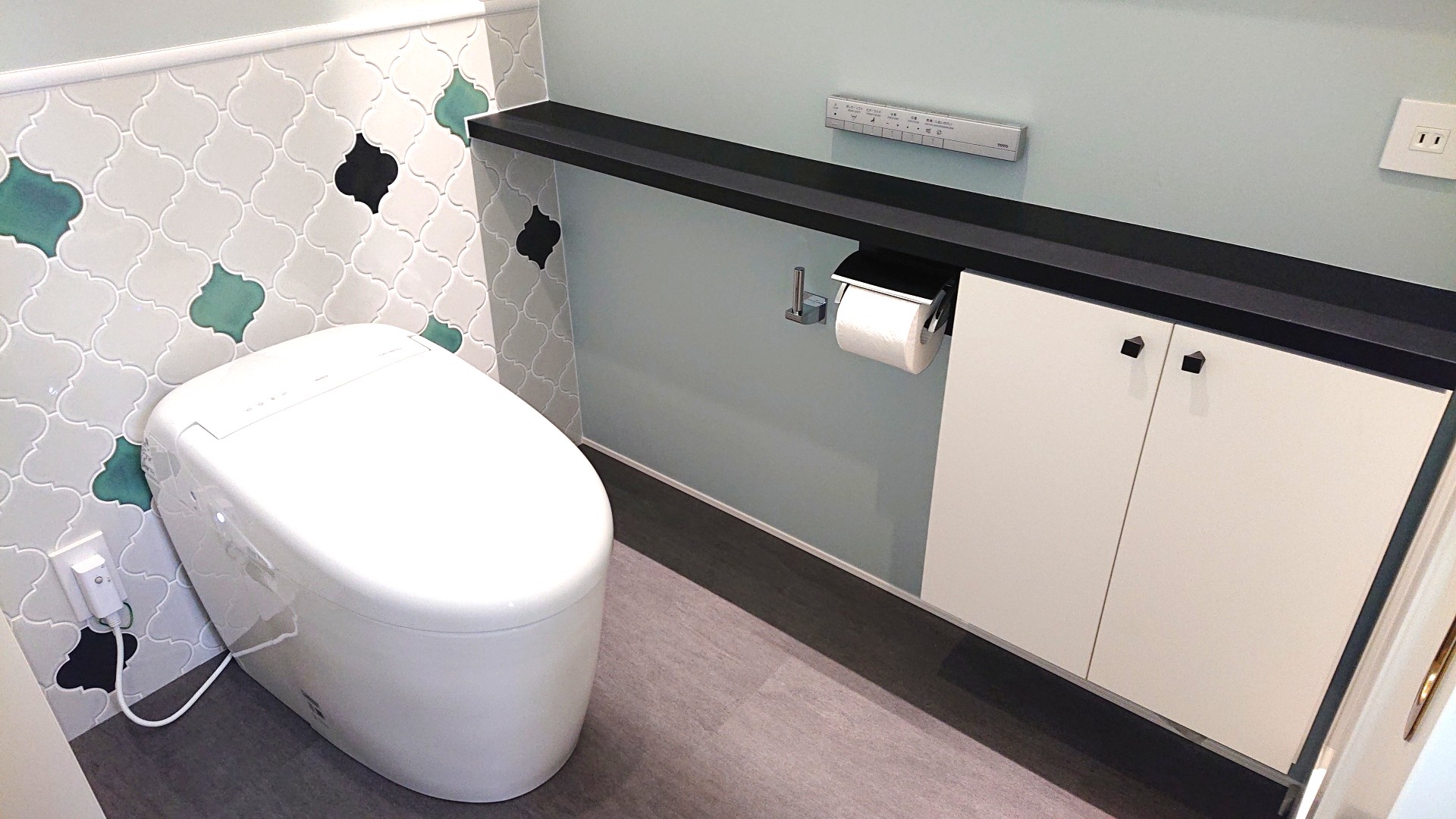 広さと楽しさを両立した、将来を見据えたトイレ空間